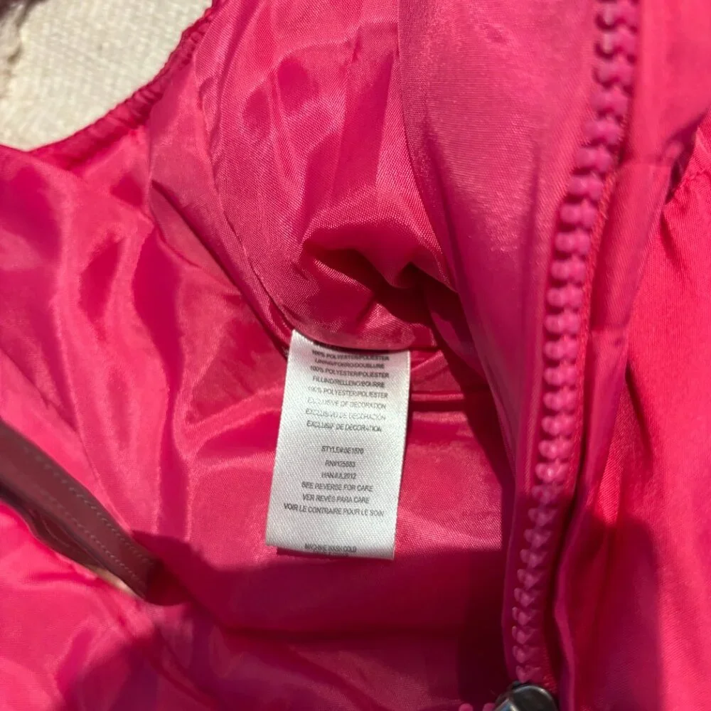 Pink Platinum Snowsuit Bib Snow Overall Sz‎ 4 Kids Girls Winter Hot Pink EUC
